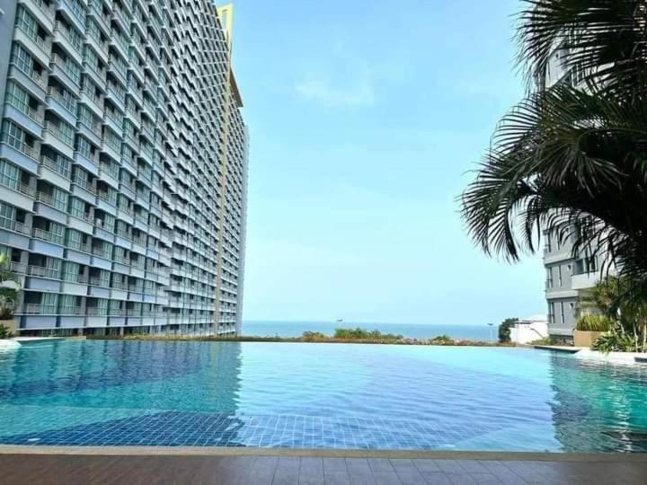 2 ห้องนอน 2 ห้องน้ำ Seaview Jomtien ชั้น18 Apartment Ngoại thất bức ảnh